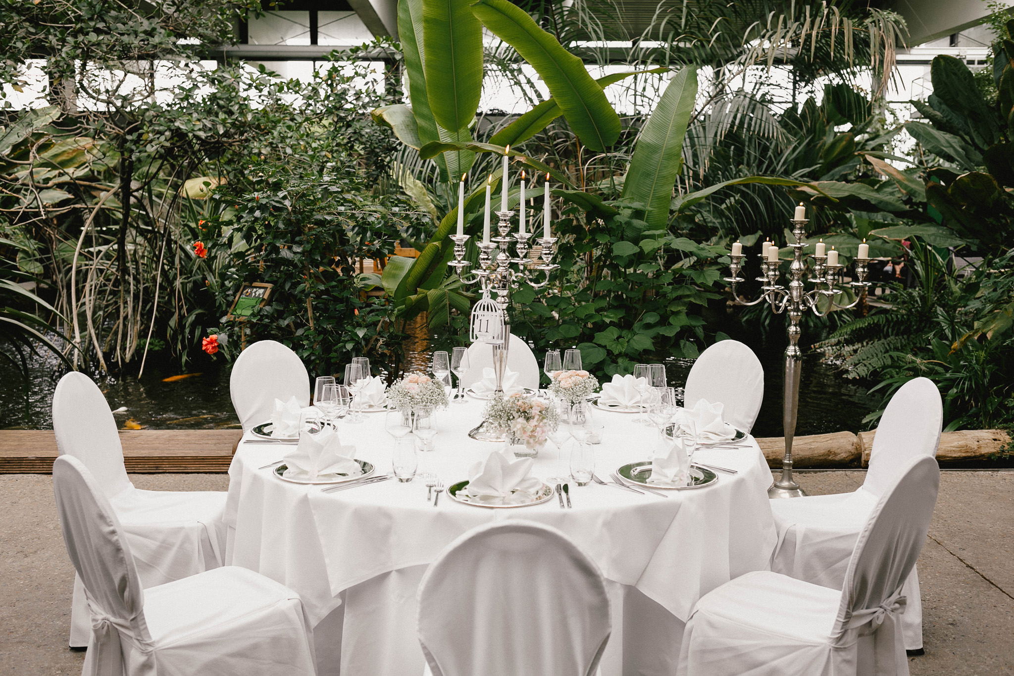 Hochzeit Biosphäre Potsdam Café Tropencamp