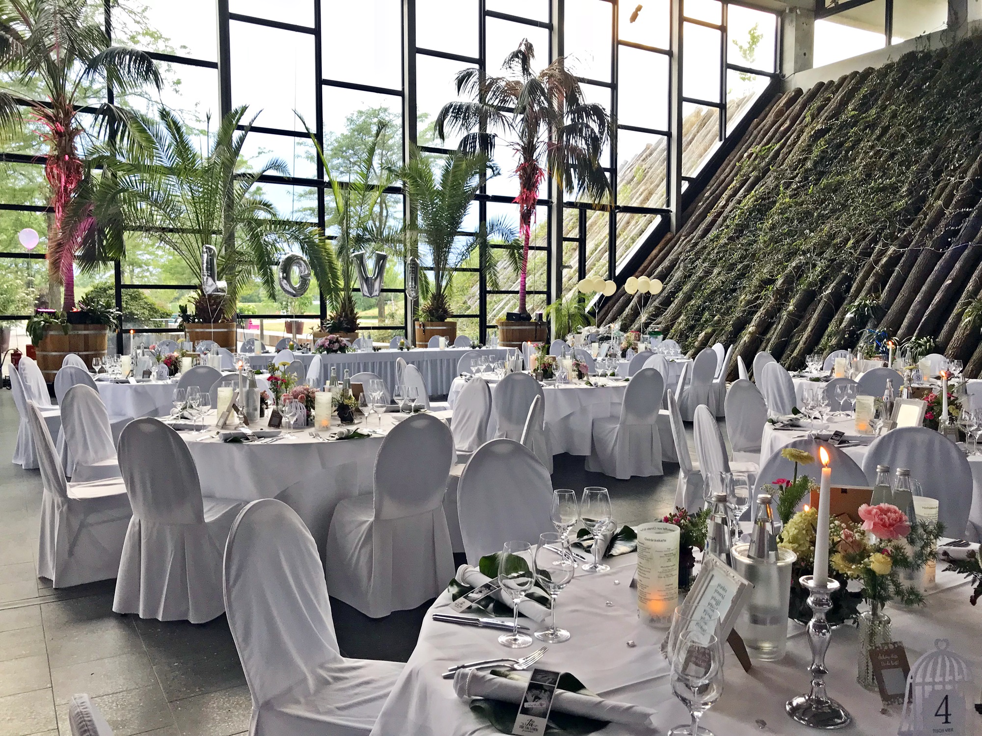 Heiraten unter Palmen in der Biosphäre Potsdam